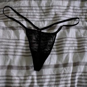 Victoria’s Secret floral lace v-string thong